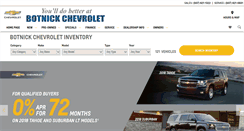 Desktop Screenshot of botnickchevy.com